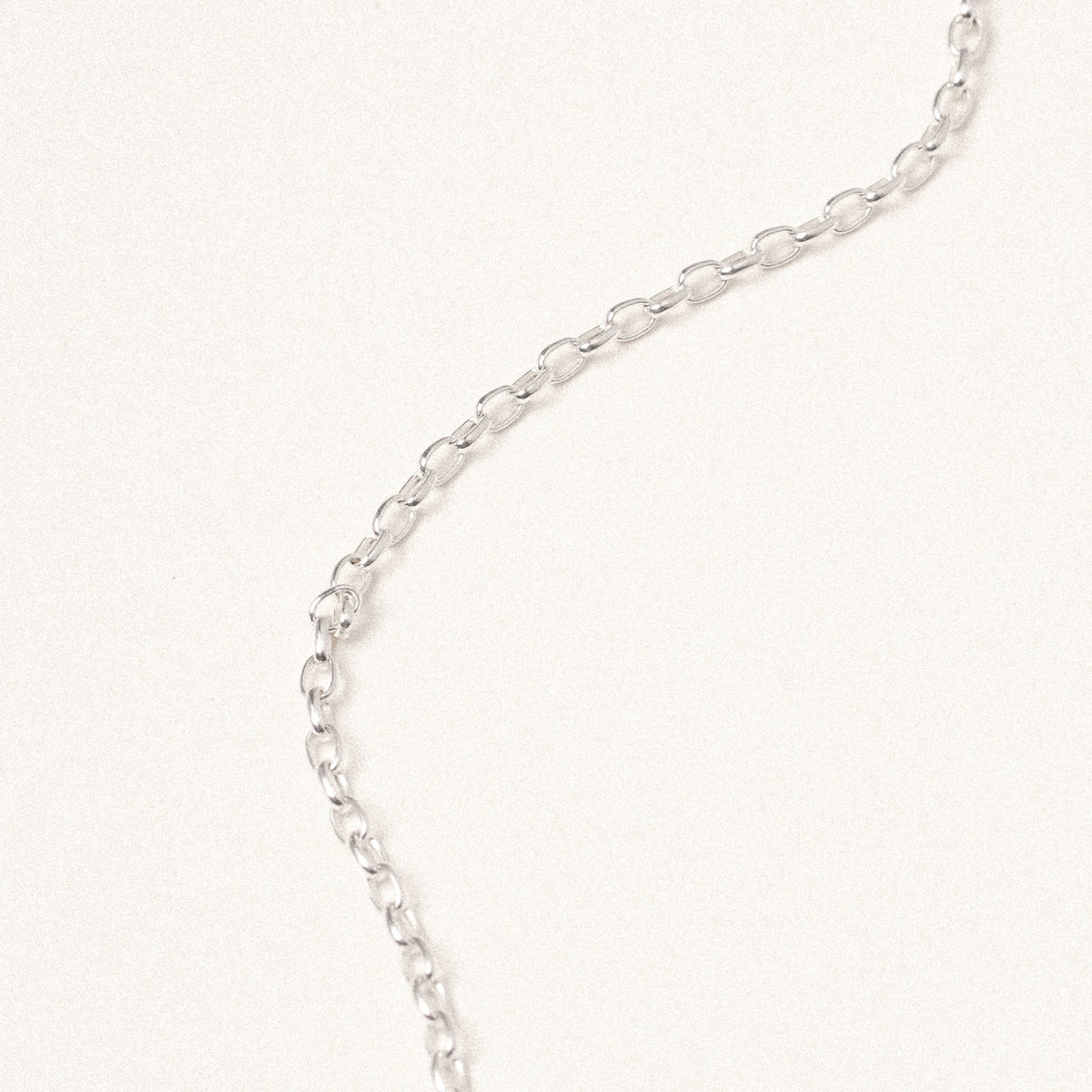 1.8mm Elongated Cable Chain in Sterling Silver