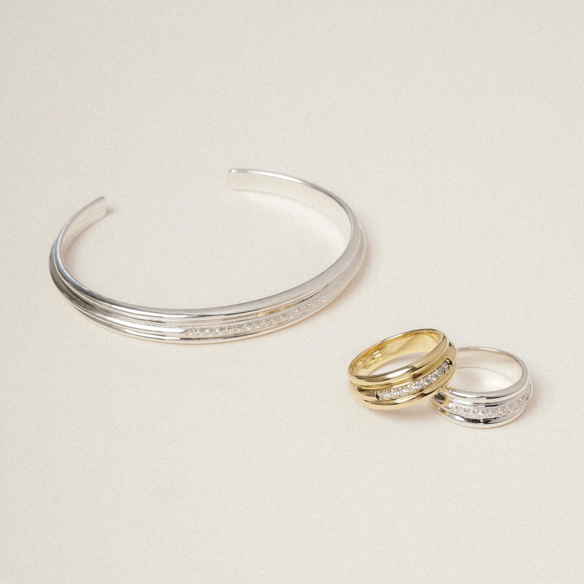 Flourish Cuff Bracelet in Sterling Silver