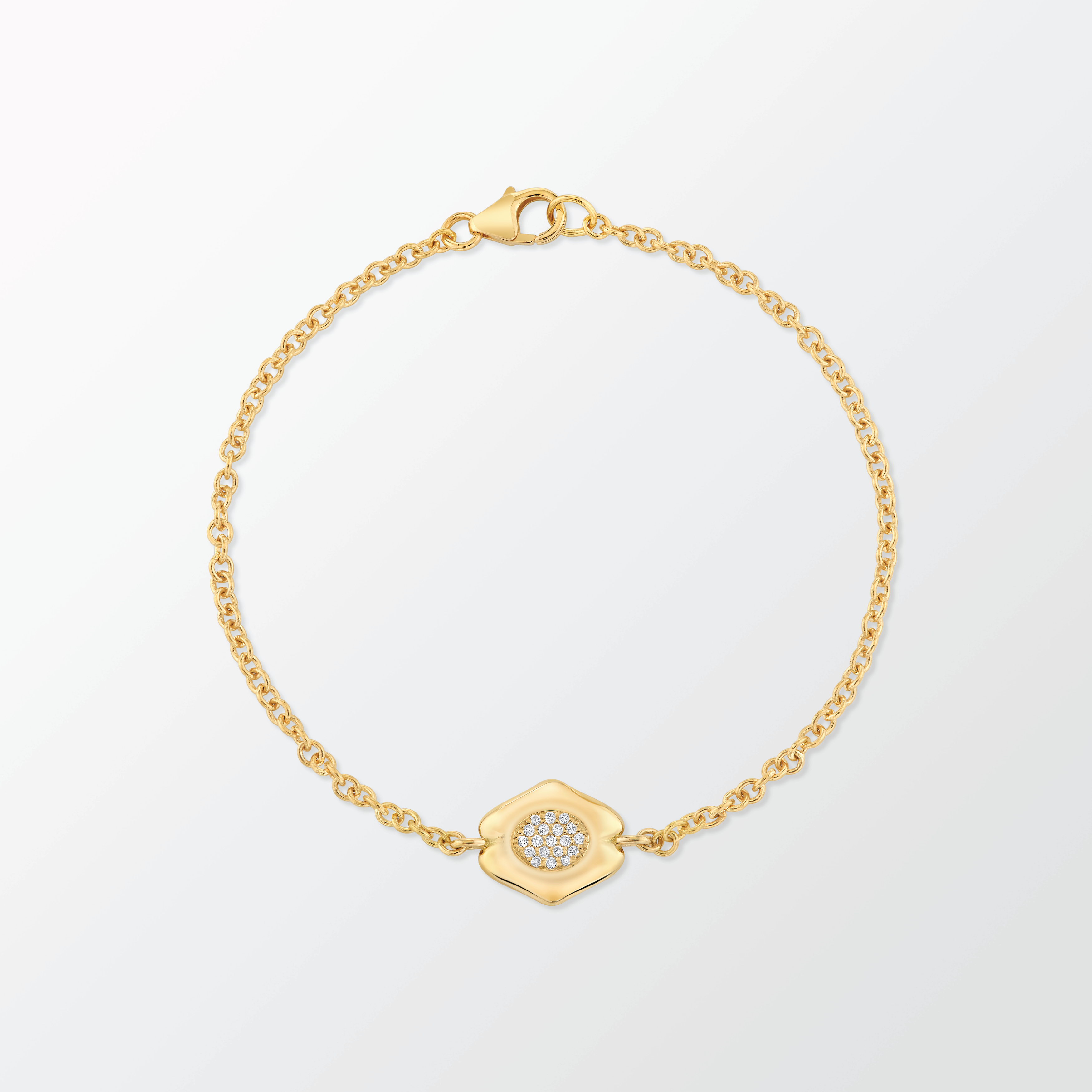 Quatreharp Bracelet with Diamonds