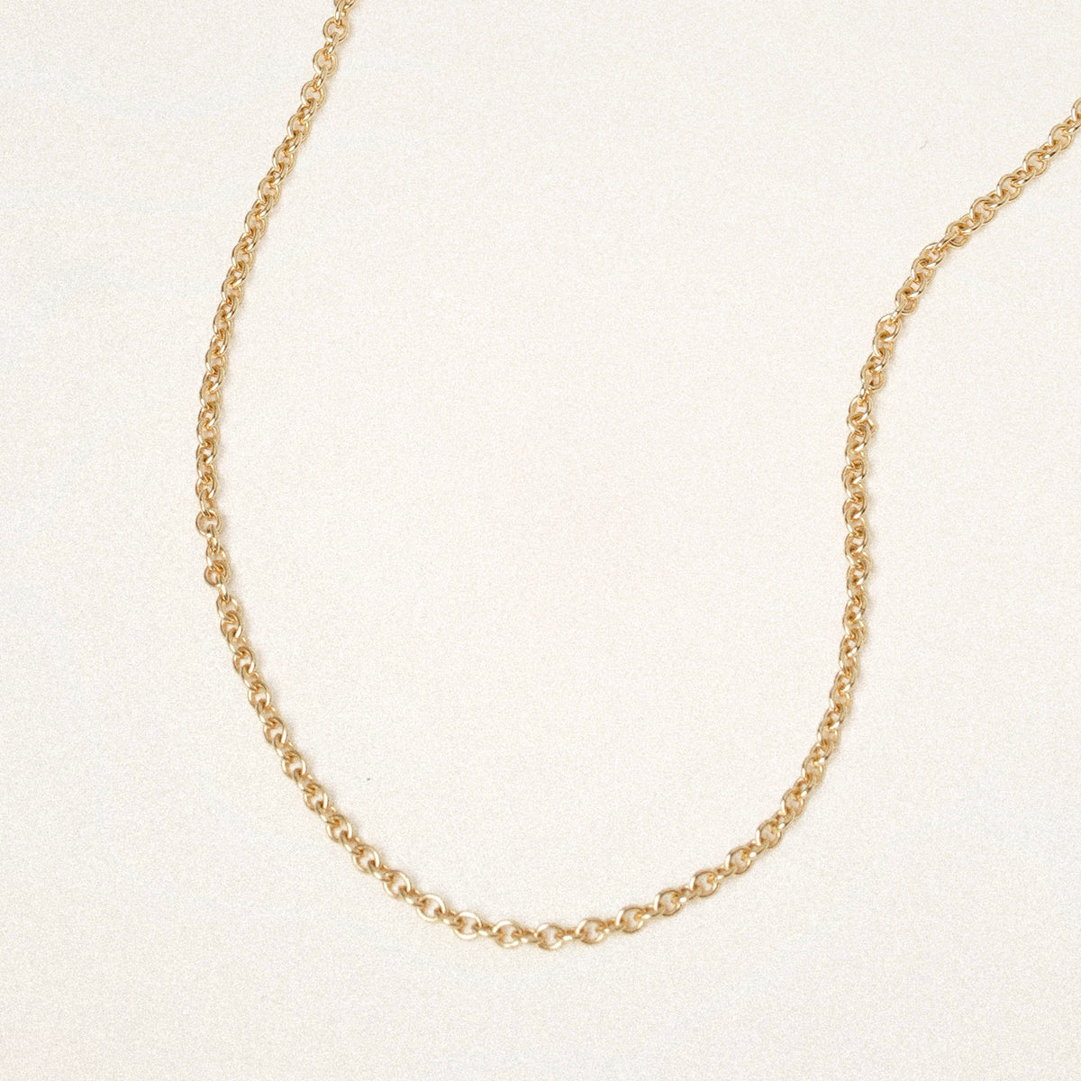 2.3mm Cable Chain in 18K Gold