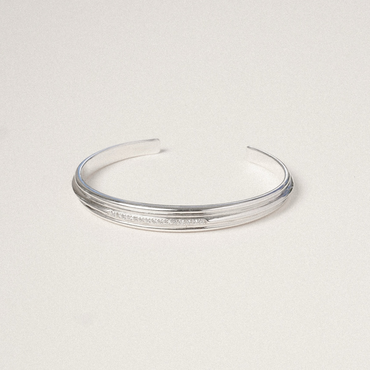 Flourish Cuff Bracelet in Sterling Silver