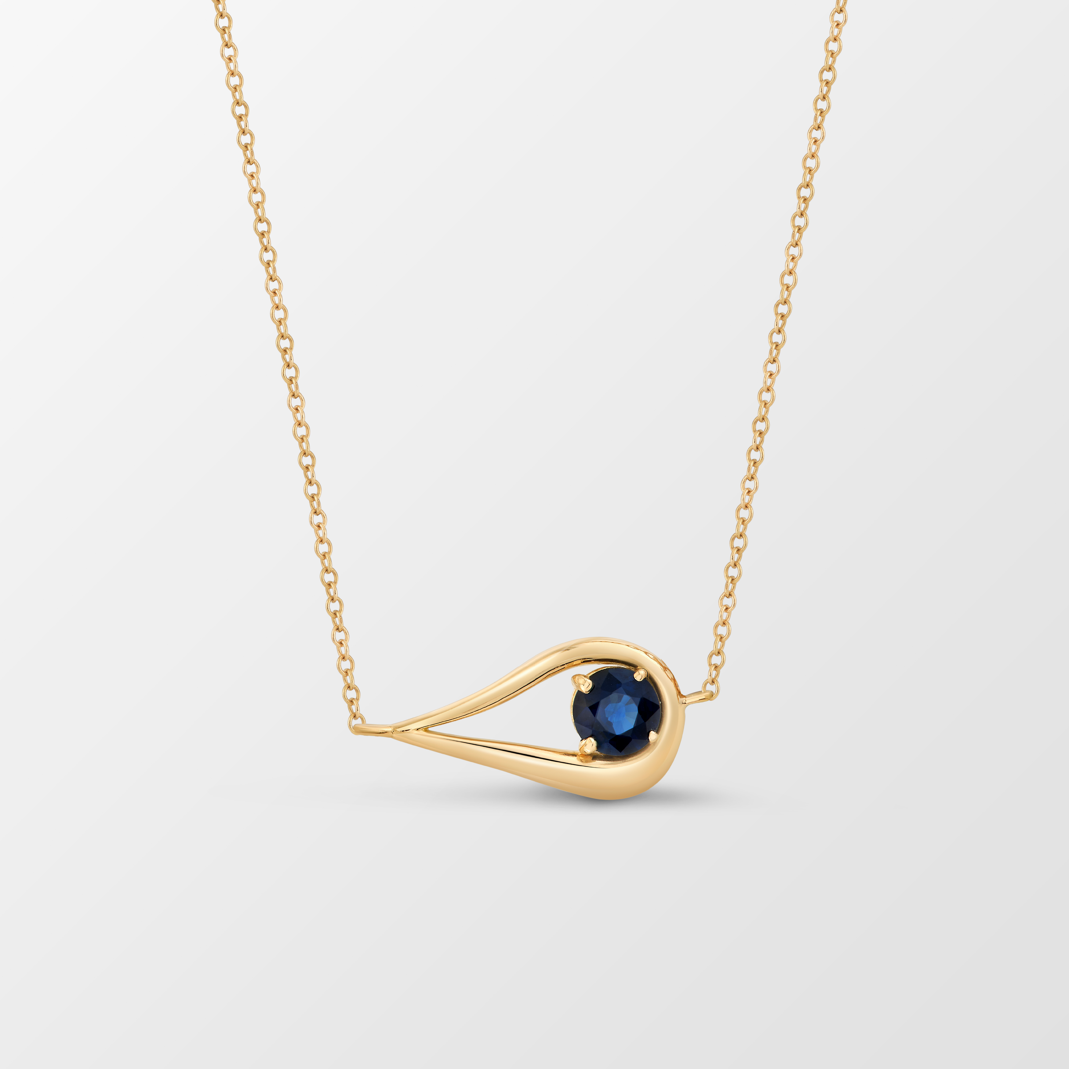 Harp Éclat Gemstone Necklace in 18K Gold