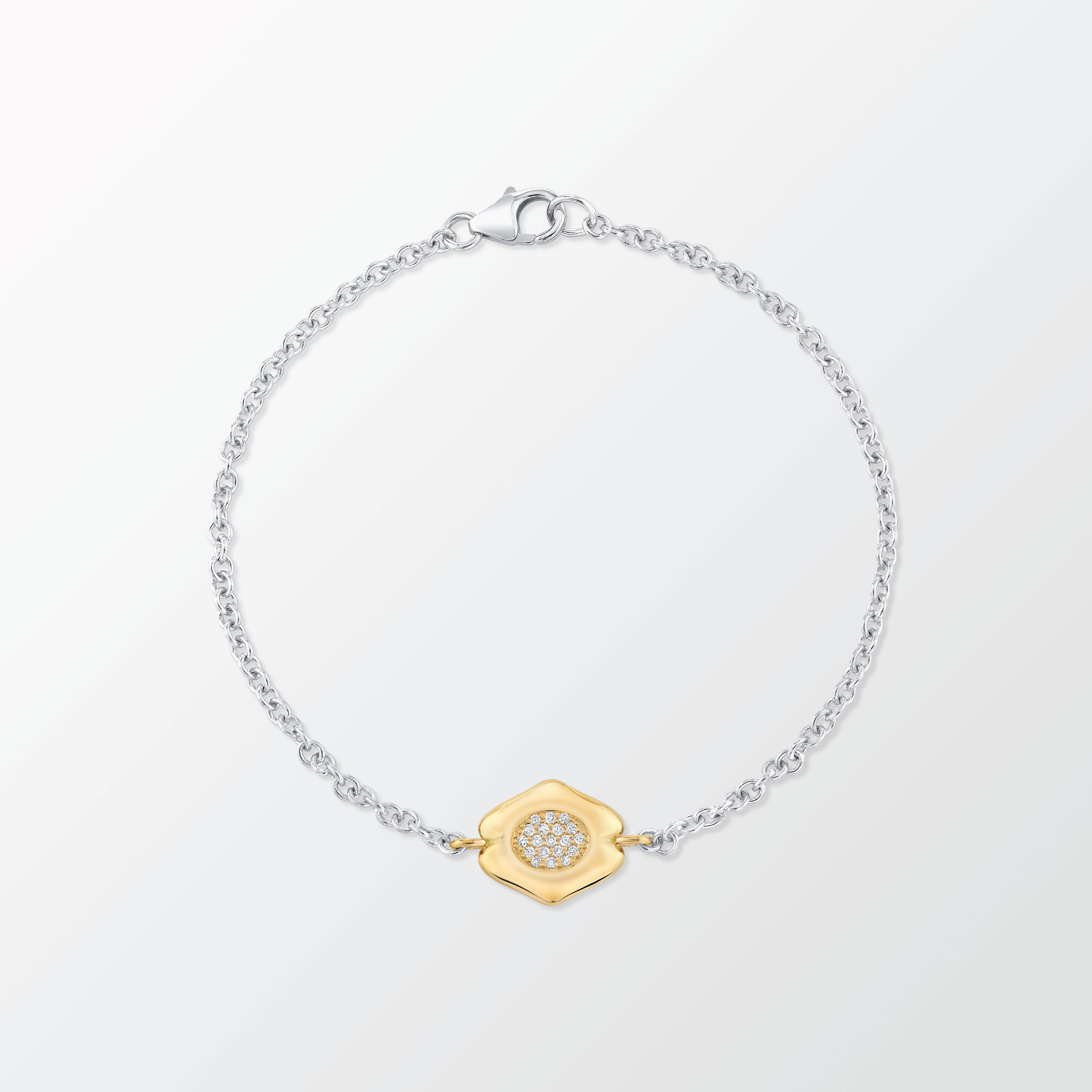 Quatreharp Bracelet with Diamonds
