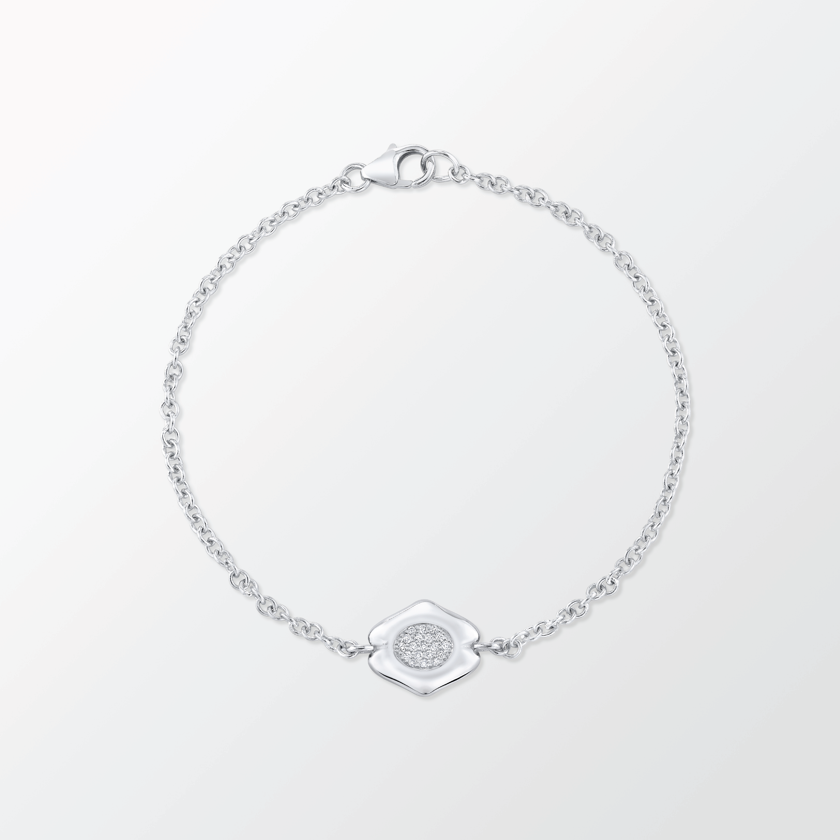 Quatreharp Bracelet with Diamonds